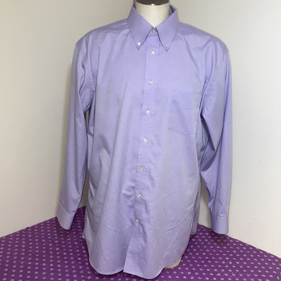 Stafford Performance Pinpoint dress shirt - Picture 2 of 7